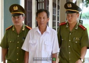 Mr. Thang, 72, detained by Thanh Hoa police on Saturday