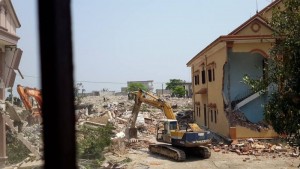Dong Yen Catholic Church in Ha Tinh province demolished by local authorities