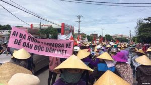Hàng ngàn người biểu tình phản đối Formosa tại Hà Tĩnh, ngày 01 tháng 09 năm 2016.