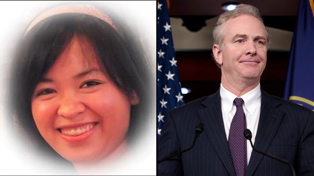 Rep. Chris Van Hollen (D-Md.) has adopted Do Thi Minh Hanh, a labor activist sentenced to seven years in prison after organizing workers at a shoe factory in Vietnam in 2010. Read more: http://thehill.com/gallery/195864-law-makers-adopt-prisoners-around-the-world#ixzz2rBogMhQ0 Follow us: @thehill on Twitter | TheHill on Facebook