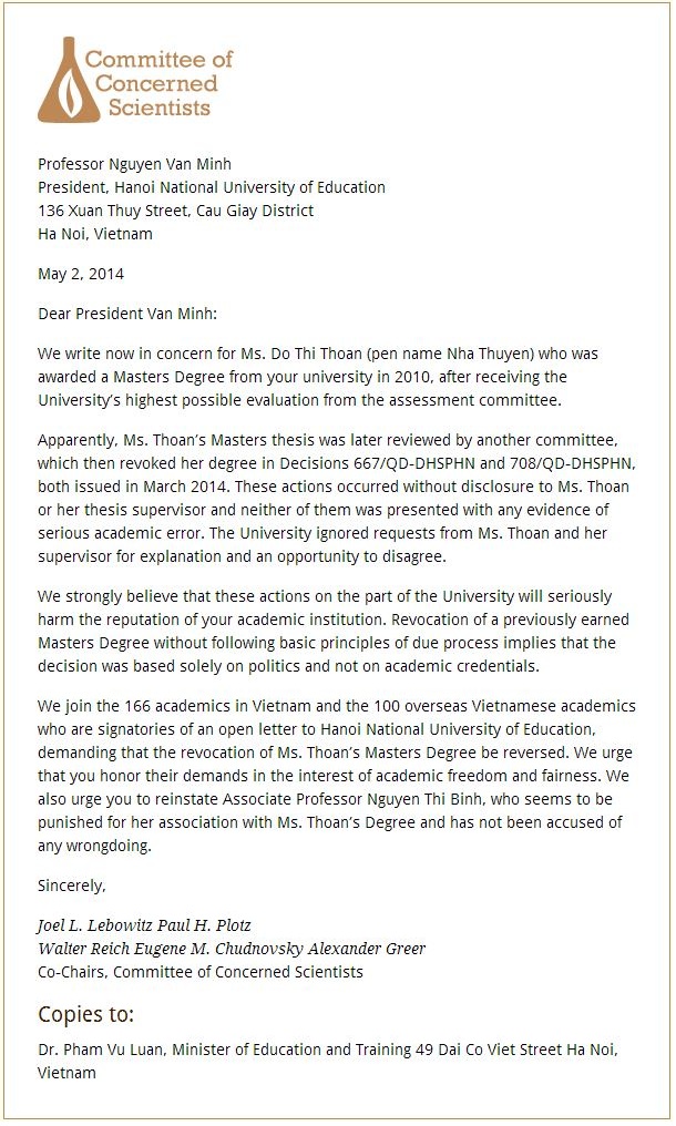 committee of concerned scientists 2