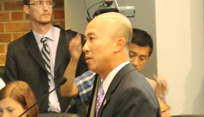 Garden Grove Councilman Christopher Phan (Photo by Tam Nguyen/Nguoi Viet)