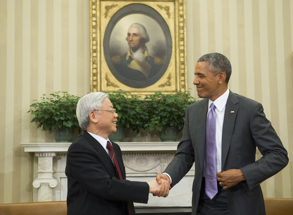 nguyễn phú trọng & obama