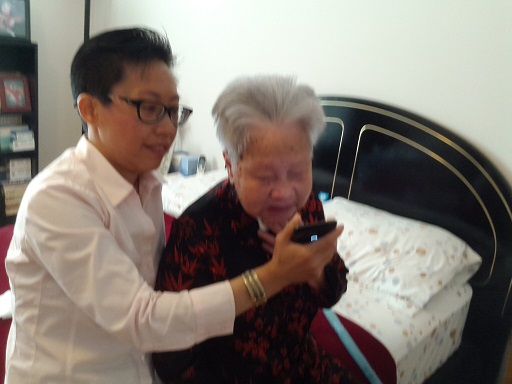 Cụ Bà Thịnh và Cô Michell, Atlanta, ngày 4/08/2015