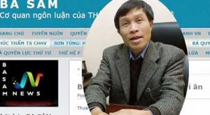Blogger Nguyen Huu Vinh and his Anh Ba Sam news website