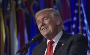 Tổng thống đắc cử Donald Trump tại New York hôm 09/11/2016. 